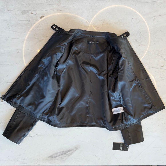 NEW Ralph Lauren Leather Jacket Lambskin - Picture 8 of 16